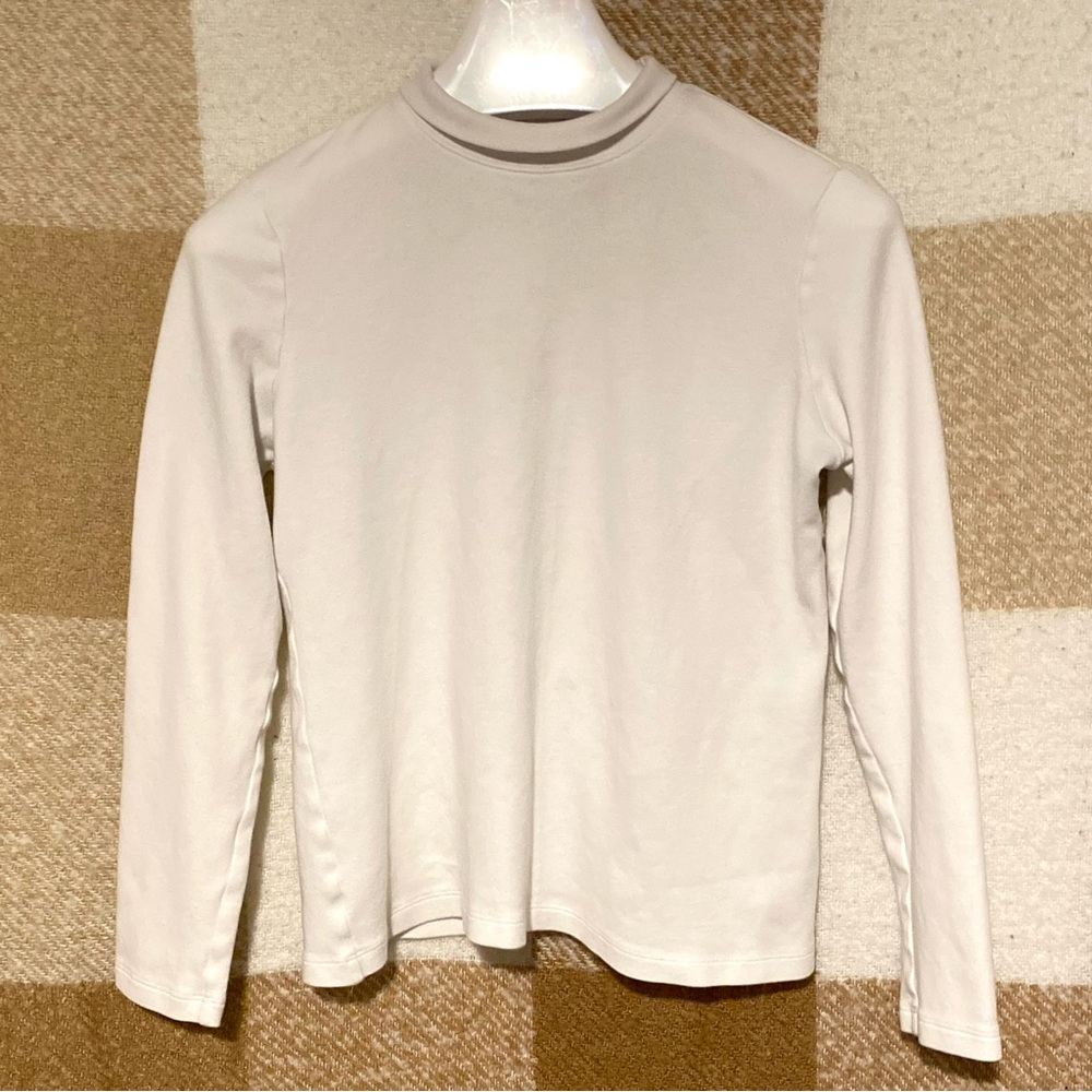 🌴 Karen Scott White Turtle Neck Top